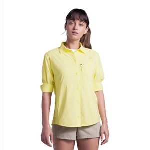 TNF Button Down Yellow Flash Dry Shirt